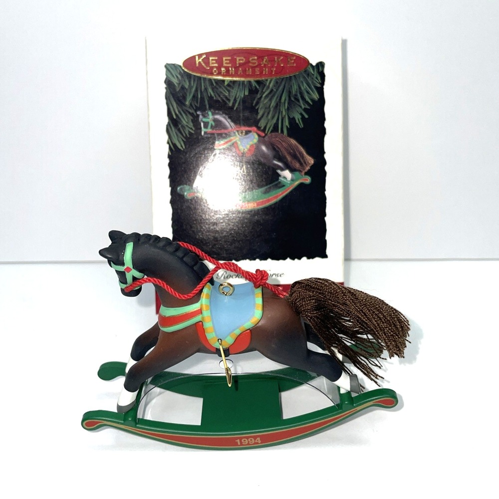 Hallmark 1994 Keepsake Christmas Ornament ROCKING HORSE - Vintage